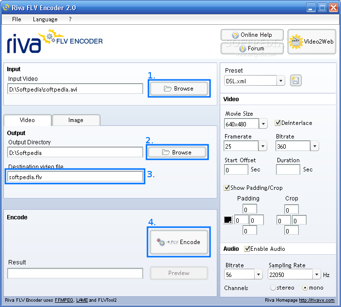 Riva FLV Encoder