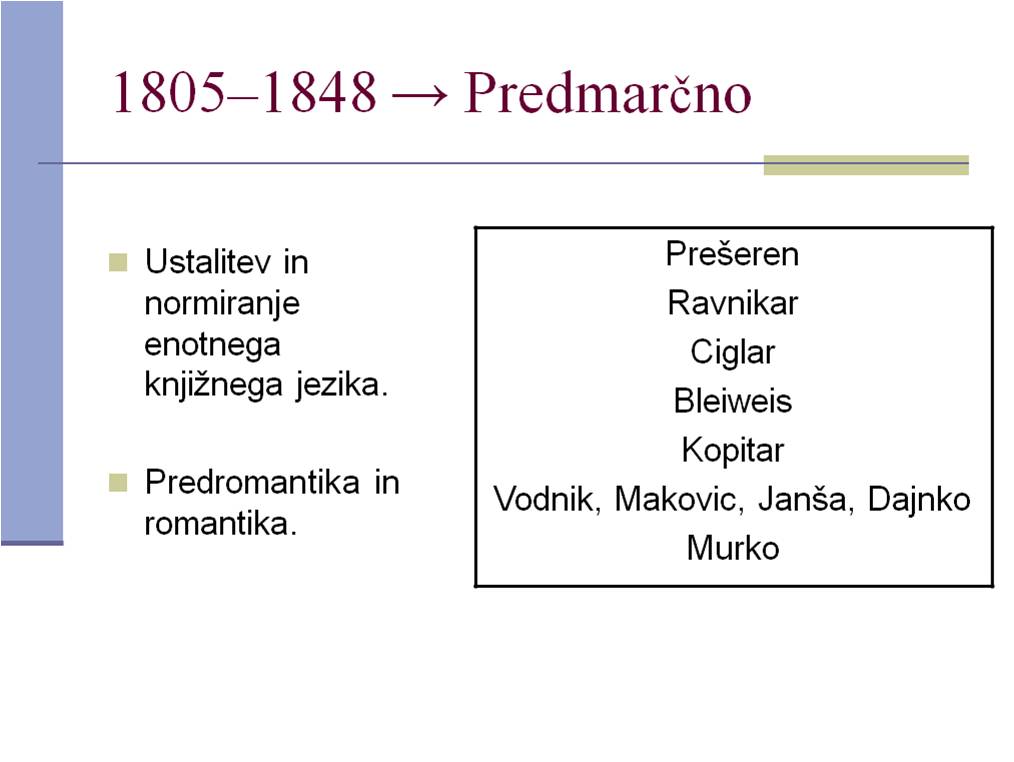 Predmarcno