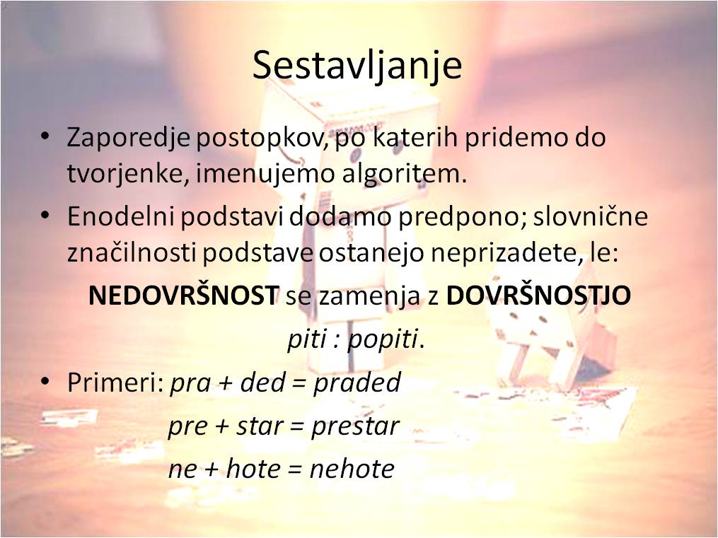 Sestavljanje