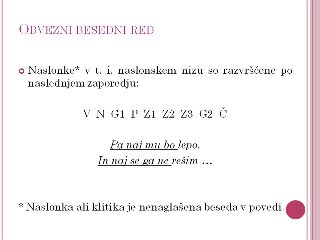 Obvezni besedni red2