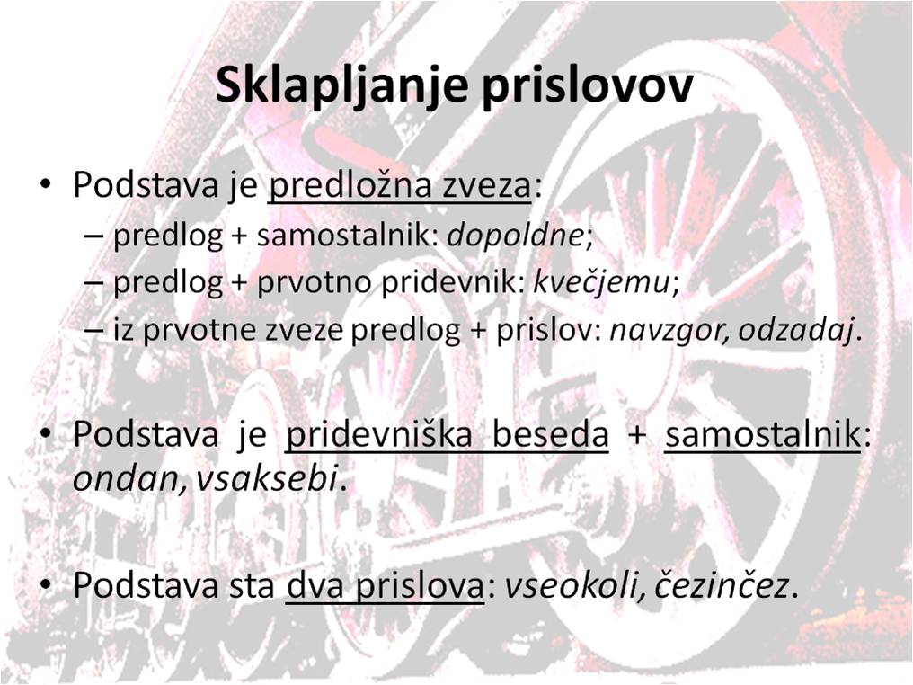 Sklapljanje-prislov