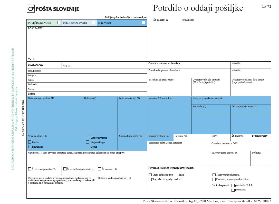 Poštna