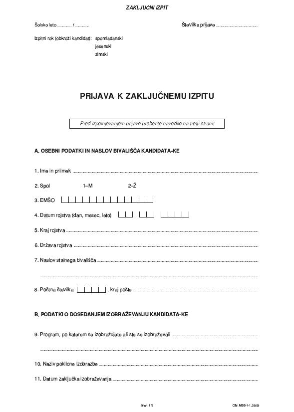 Zaključni 1